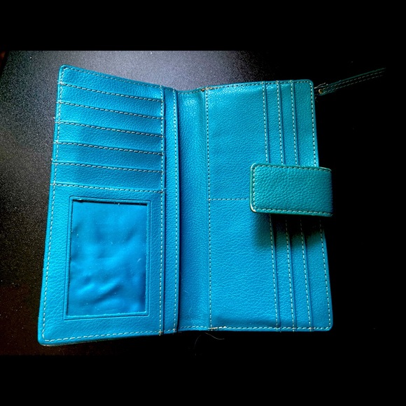 Kenneth Cole - Teal blue wallet - Picture 3 of 4